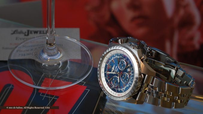 Actual Breitling for Bentley James Bond watch worn by Jeffery Deaver