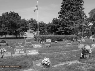 Oakwood Cemetery in Saline Michigan on Memorial Day 2016