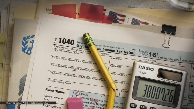 Individual Income Tax Return Form 1040 for 2016
