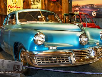 Tucker '48 sedan, on display at Gilmore Car Museum in Michigan