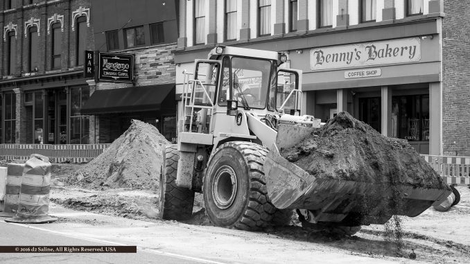 2016 Michigan Avenue reconstruction project in downtown Saline