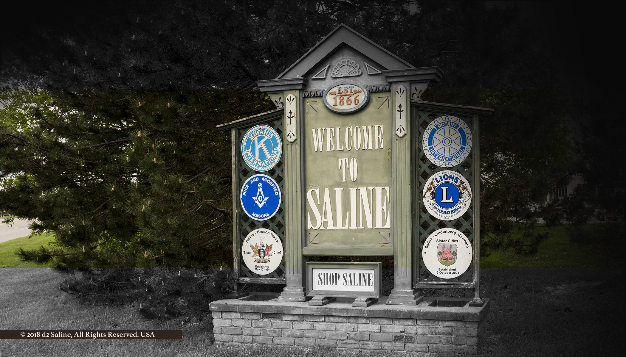 “Welcome to Saline” on East Michigan Avenue – Saline Journal