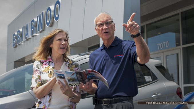 Janet Deaton and Steve Whitener at Briarwood Ford, Saline Michigan