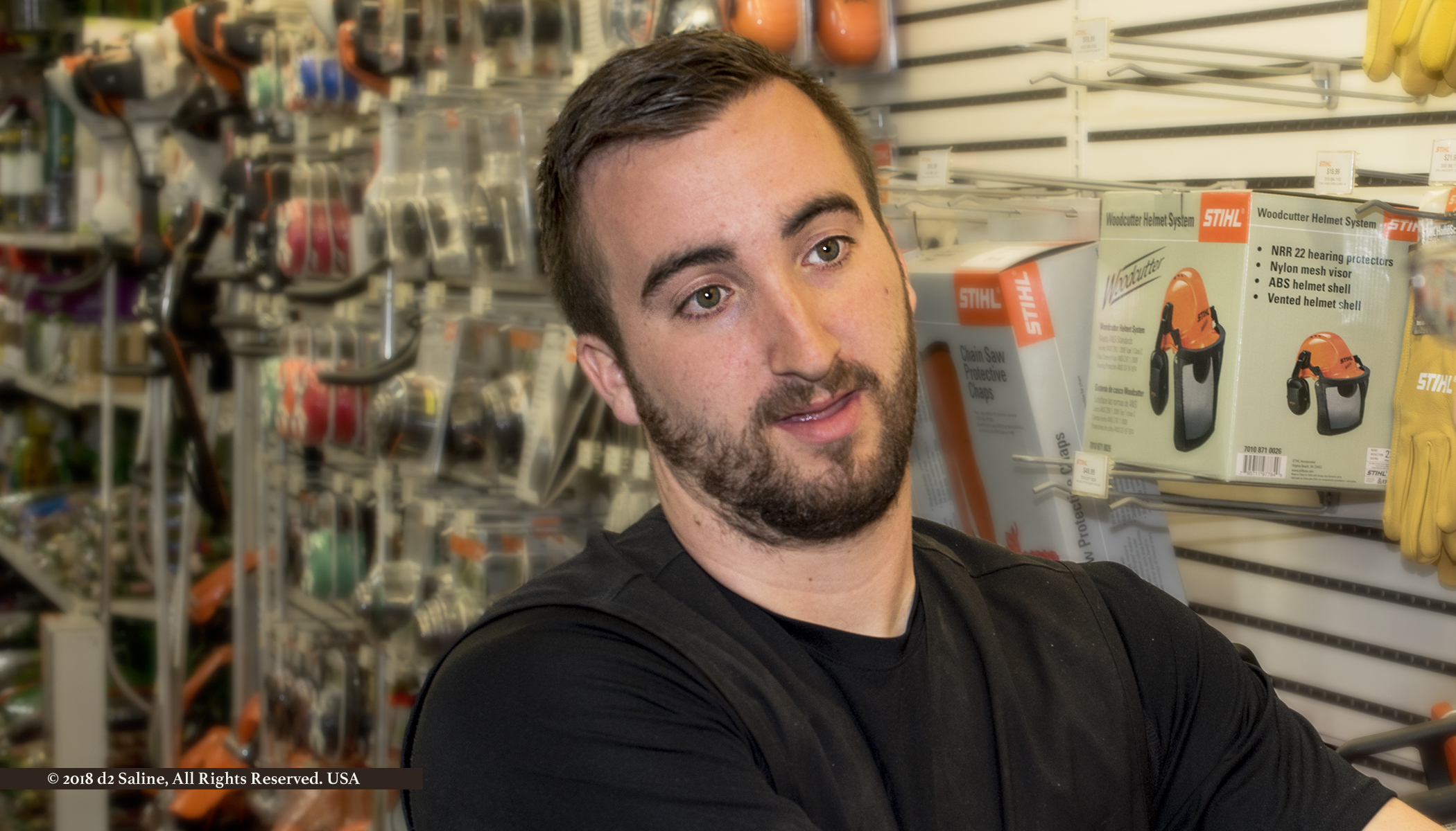 Stephen Junga, at Junga’s ACE Hardware store in Saline Michigan