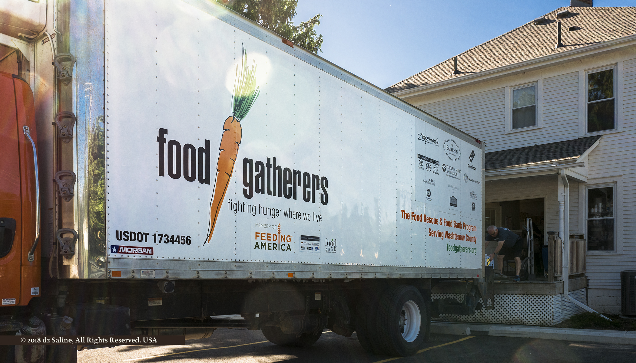 Food Gatherers delivery to Saline Area Social Service