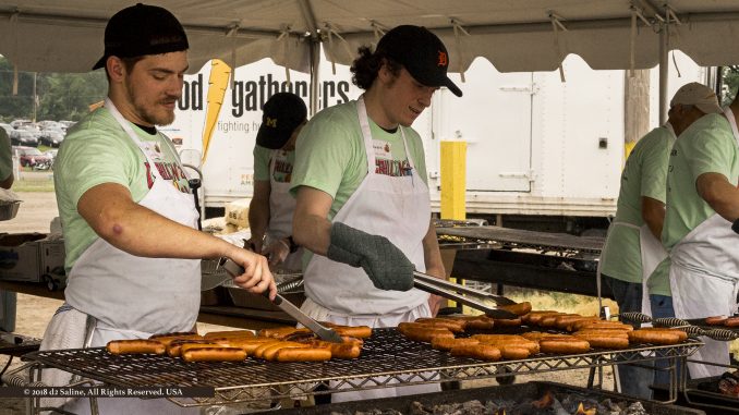 Food Gatherers "Grillin' 2018" fundraiser at Washtenaw Farm Council grounds