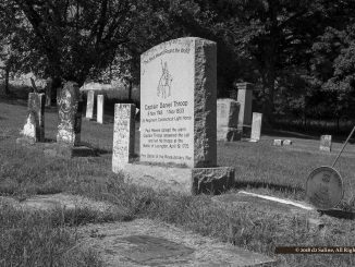 Marker for Captain Daniel Throop in Judd Cemetery