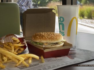 Big Mac meal at McDonald's in Saline Michigan