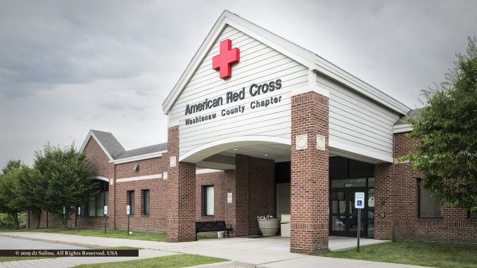 American Red Cross blood donation center, Washtenaw County Michigan