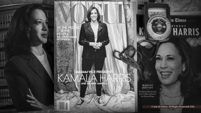 Magazine cover stories featuring US Vice President Kamala Harris